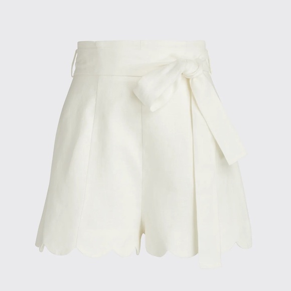 Zimmermann "Zinnia" shorts in plain white - Picture 1 of 12